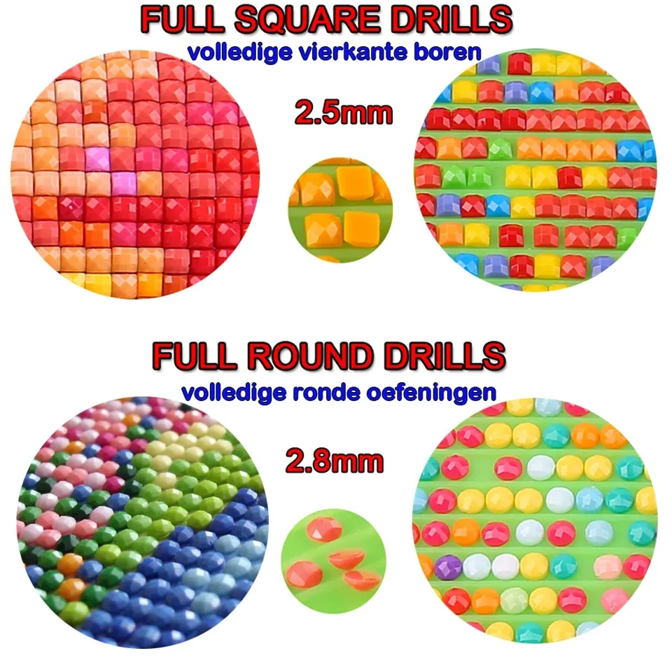 Sz26The Studded 5D DIY Diamond Painting Kit Naughty Girl Full  Round Rhinestone Cross Stitch Handmade Mosaic Home Decor Gift view 4