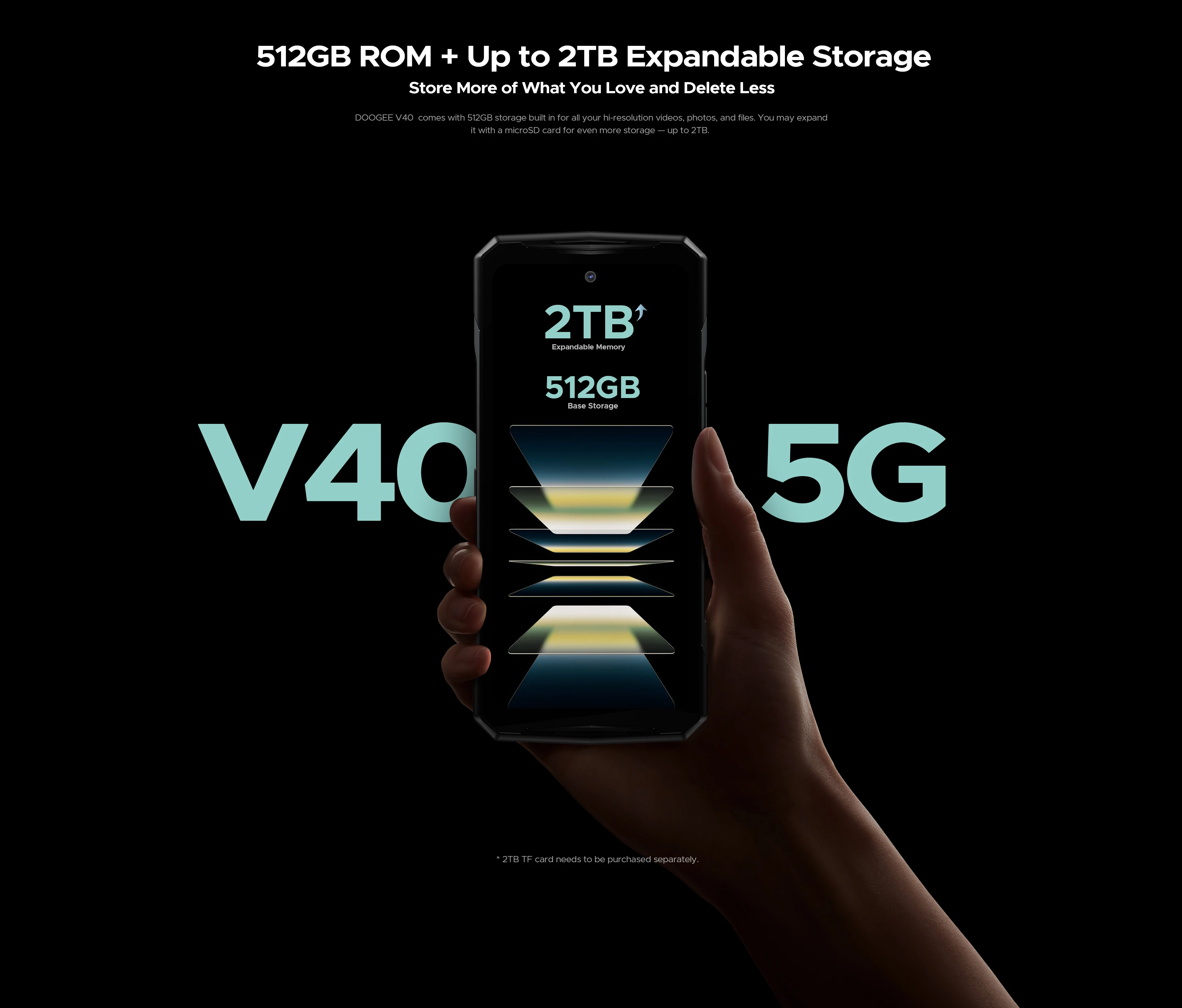 DOOGEE V40 5G هاتف متين 12GB 512GB الألعاب الهاتف الذكي الأبعاد 7300 6.78 "120 هرتز عرض 108MP آل كاميرا NFC