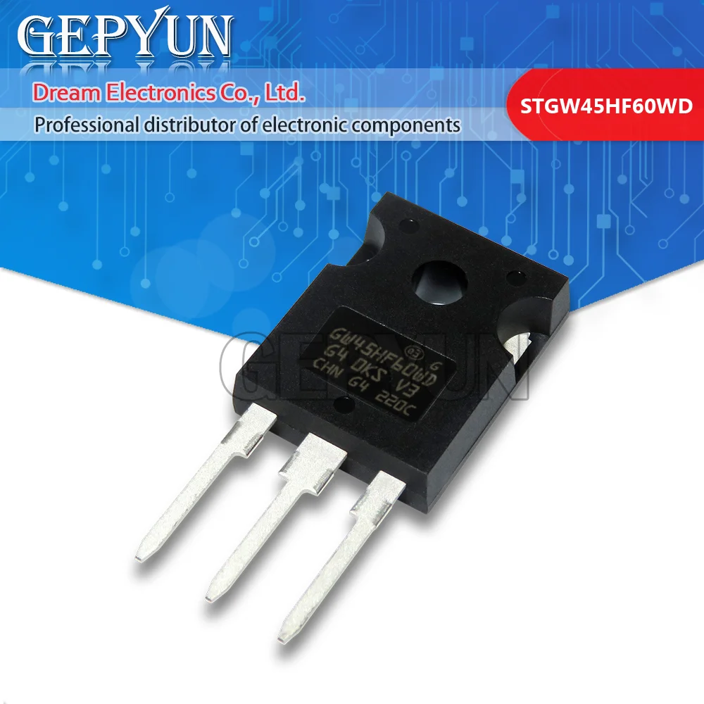 5PCS STGW45HF60WD TO-247 GW45HF60WD 600V 45A