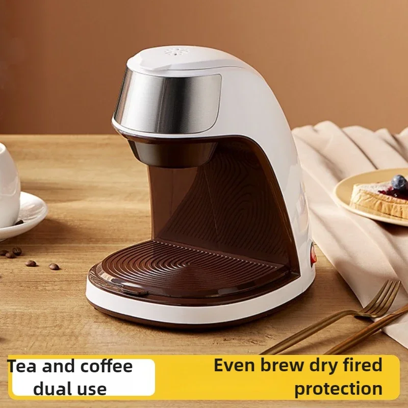 

Многофункциональная кофемашина 220В, полностью автоматическая, компактная портативная кофеварка, мини-кофемашина для офиса, американская капельная кофемашина