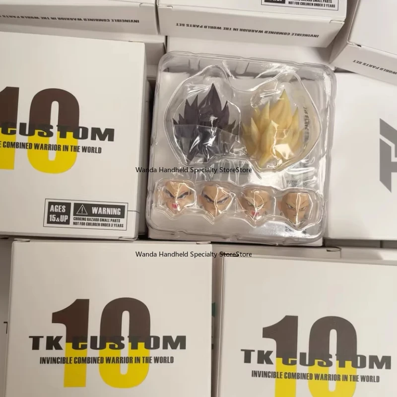

Оригинальный набор Dragon Ball tk Veget 2,0, черный и желтый, скульптура головы Dragon Ball, новые украшения, студийная мультяшная игрушка