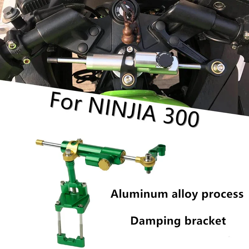 

Stabilizer Steering Damper Kit For KAWASAKI NINJIA 300 Ninja300 Damper Bracket Motorcycle Accessories