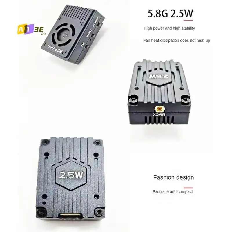 

A13E-2.5W VTX High-Power FPV VTX Video Transmitter 25Mw/400Mw/800Mw/1600Mw/2500Mw For RC Long Distance Traversing Drones