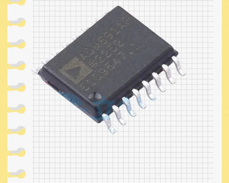 ADM691ARZ SOIC-16 Monitoring and Reset Chip ADI (Yadno) New Original Electronic Element Microprocessor System Power Monitoring a