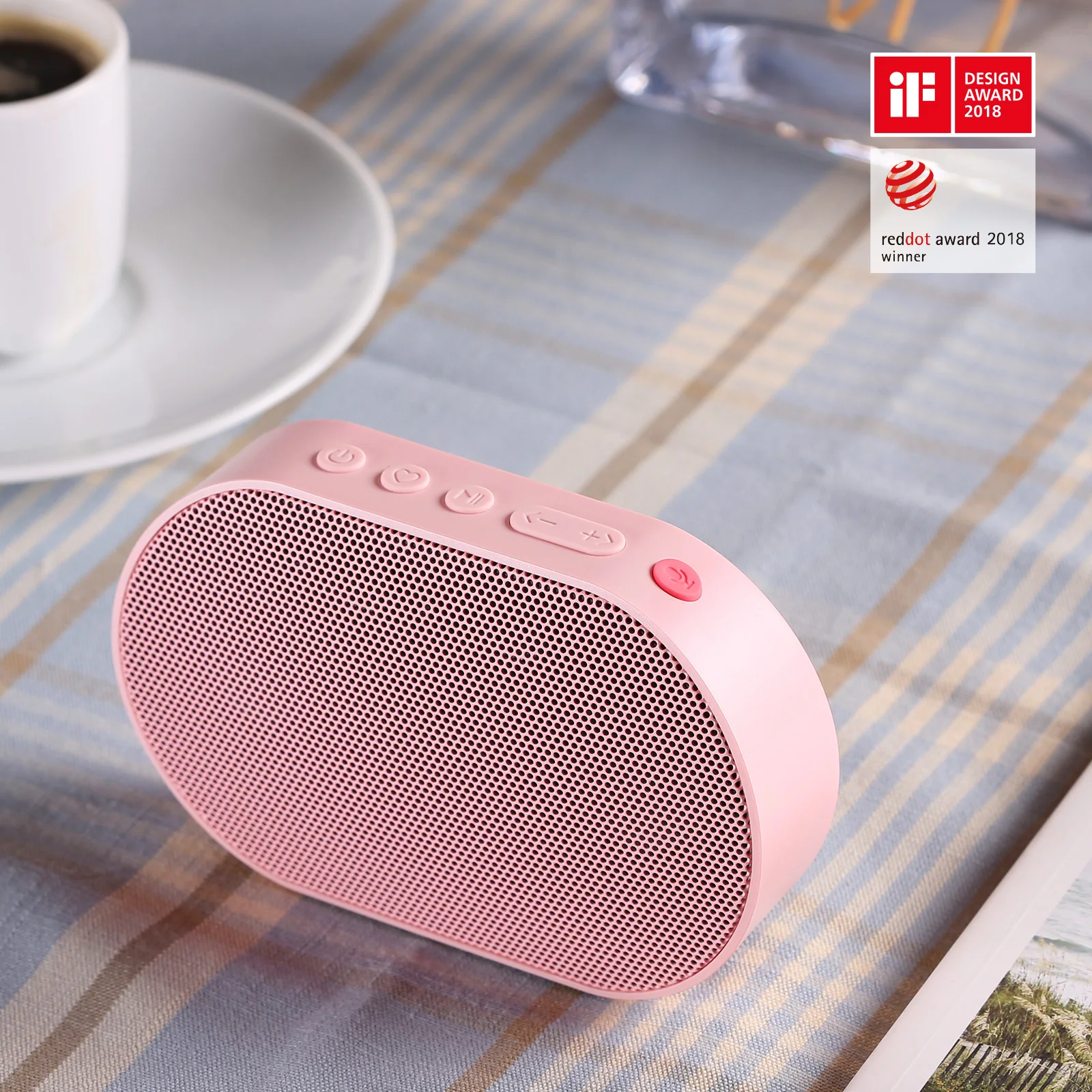 Portable Speaker Smart Bluetooth Wireless 10W Mini Speaker Compact Powerful 2200mAh Support Alexa Spotify Tunein Streaming Music