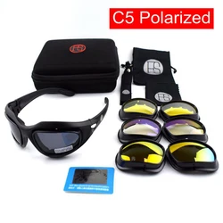 Military Polarized Goggles Army Sunglasses With 4 Lens Original Box Men Hunting Shooting Airsoft Eyewear Tactical Glasses