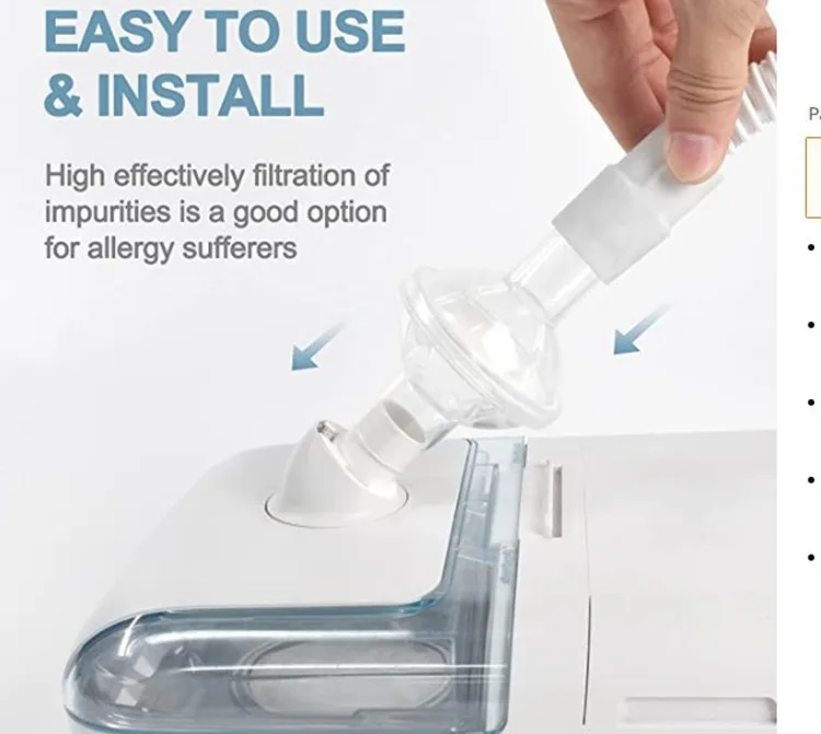 

Бактериальный фильтр для респиратора, совместимый с аппаратами ИВЛ (CPAP), фильтр для наркозно-дыхательного аппарата, фильтр для искусственного носа