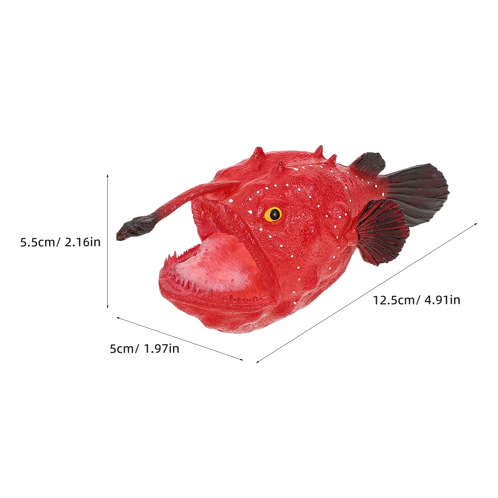 1 قطعة مخلوق صغير واقعي في أعماق البحار للأطفال العلوم الفصول الدراسية المحيط موضوع حفلة اللعب الحسي علم الأحياء البحرية #4