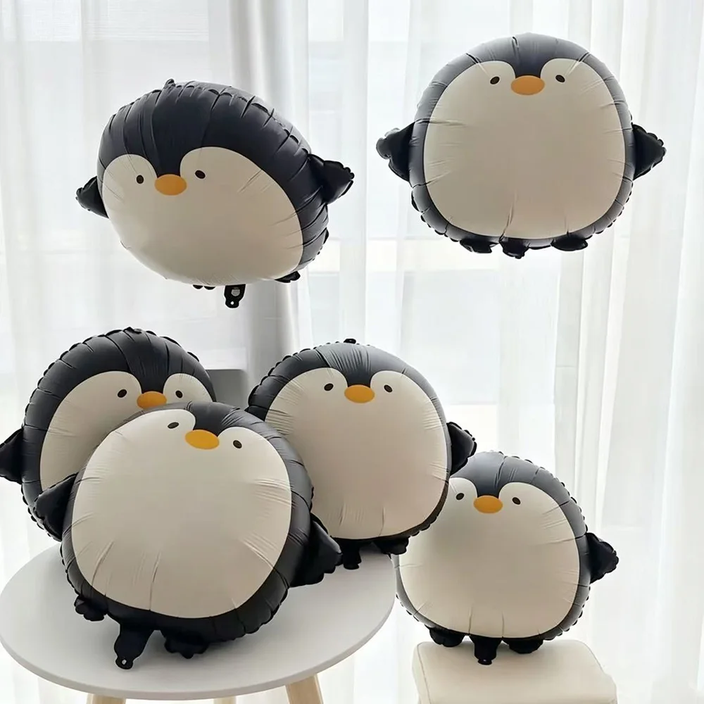 6 Stück Niedliche Pinguin-Folienballons Helium-Schwimmende Ballons Deko für Geburtstag Hochzeit Abschlussfeier Geschenk Foto-Requisiten Zubehör