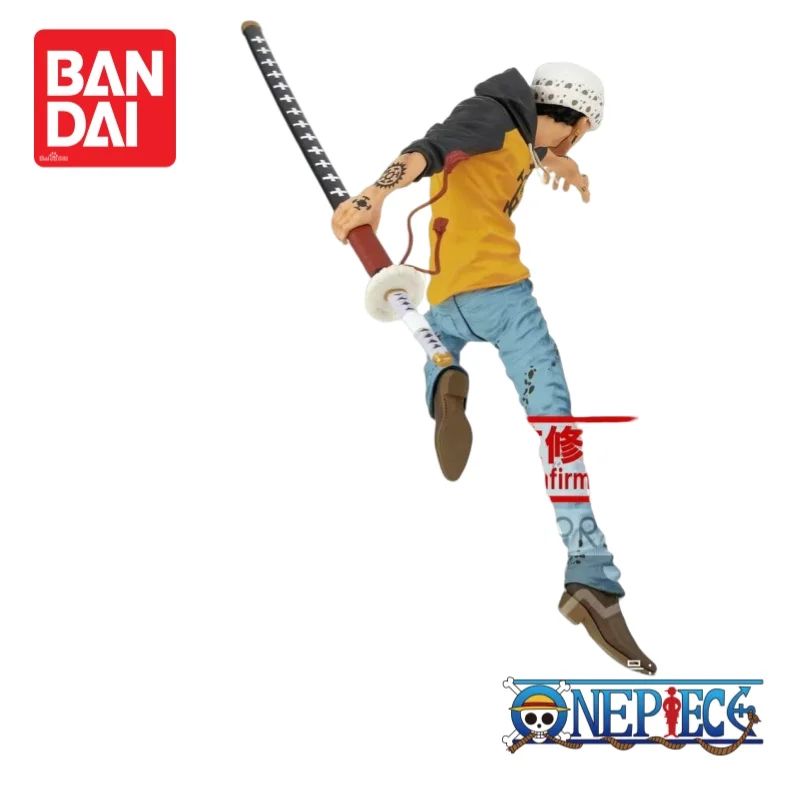 재고 있음 오리지널 반다이 반프레스토 원피스 트라팔가 D 워터 로우 애니메이션 상품 액션 피규어 모델 피규어 100% 정품