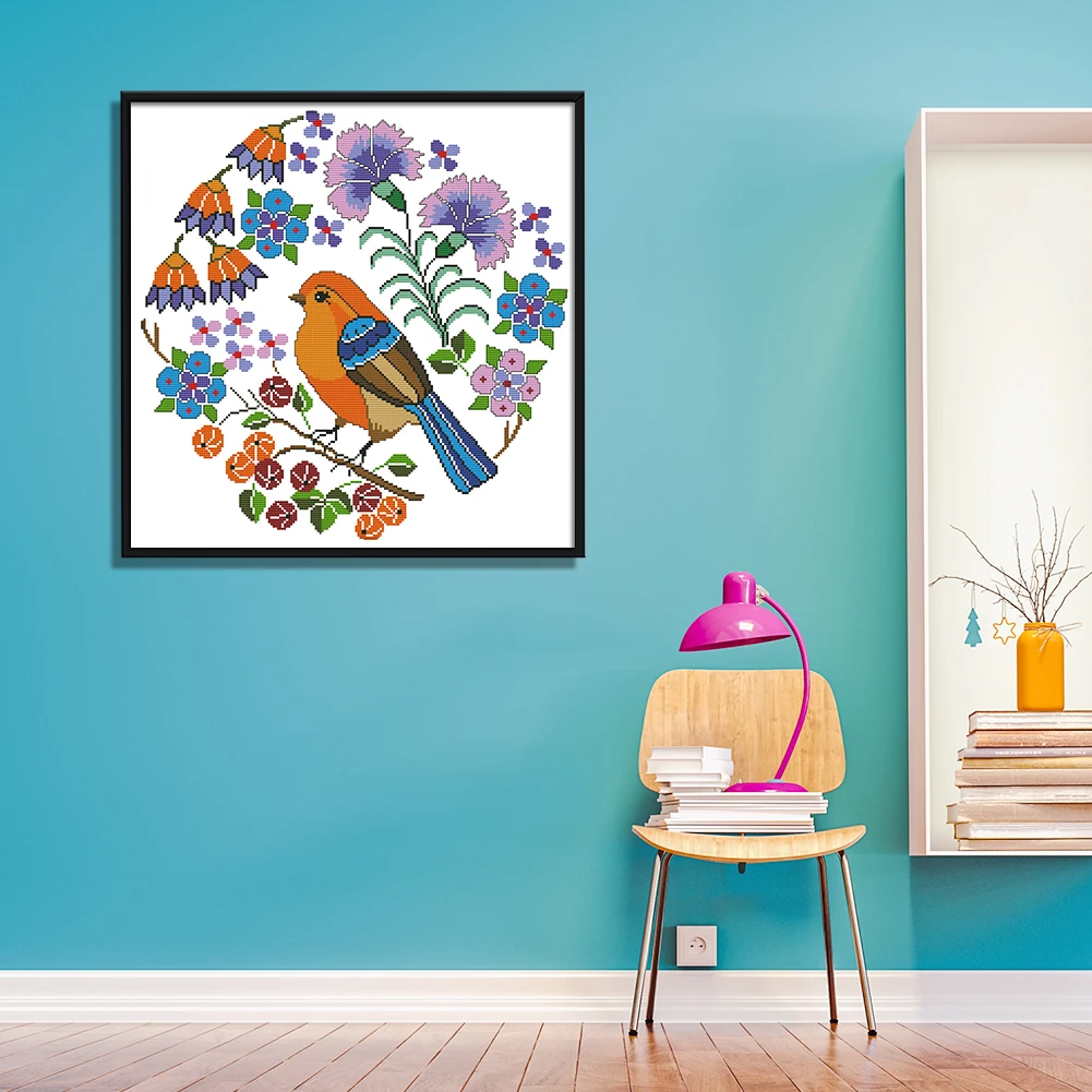 المناظر الطبيعية الحشرات عبر الابره التطريز اليدوية 14CT التطريز مختوم #1