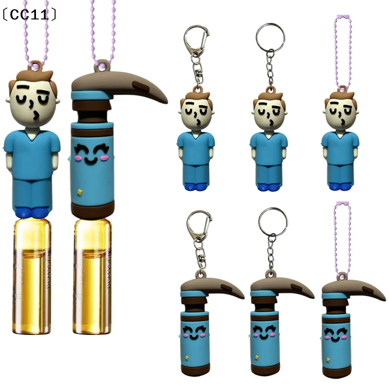 Ampoule Bottle Opener Keychain Rubber Bottle Breaker Cutter Aid Medication Vial Breaker Tool For Home Nurses And Doctors〔CC11〕