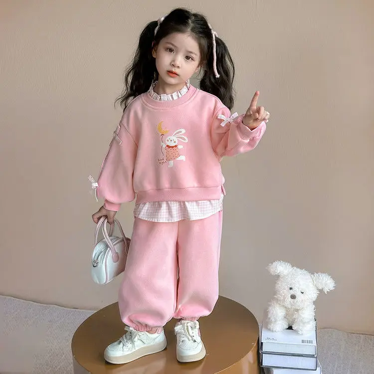 sli-children's-sweatirt-set-for-girls-spring-autumn-two-piece-baby-clothes-new-arrival-2025-trendy-kids'-faion