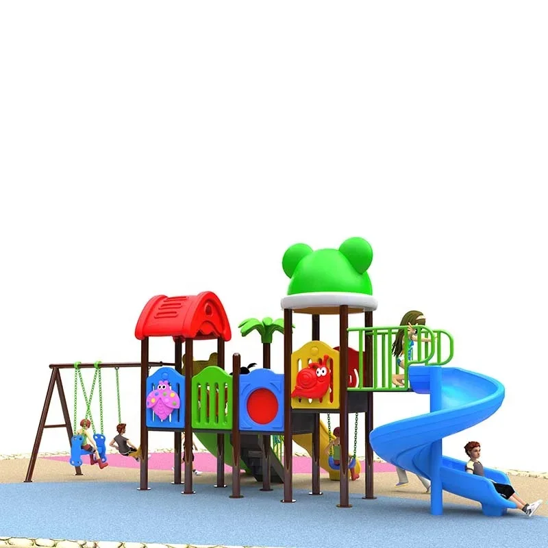 Outdoor Children Playground Equipment Kids Plastic Indoor Space Theme Metal Playground Slide