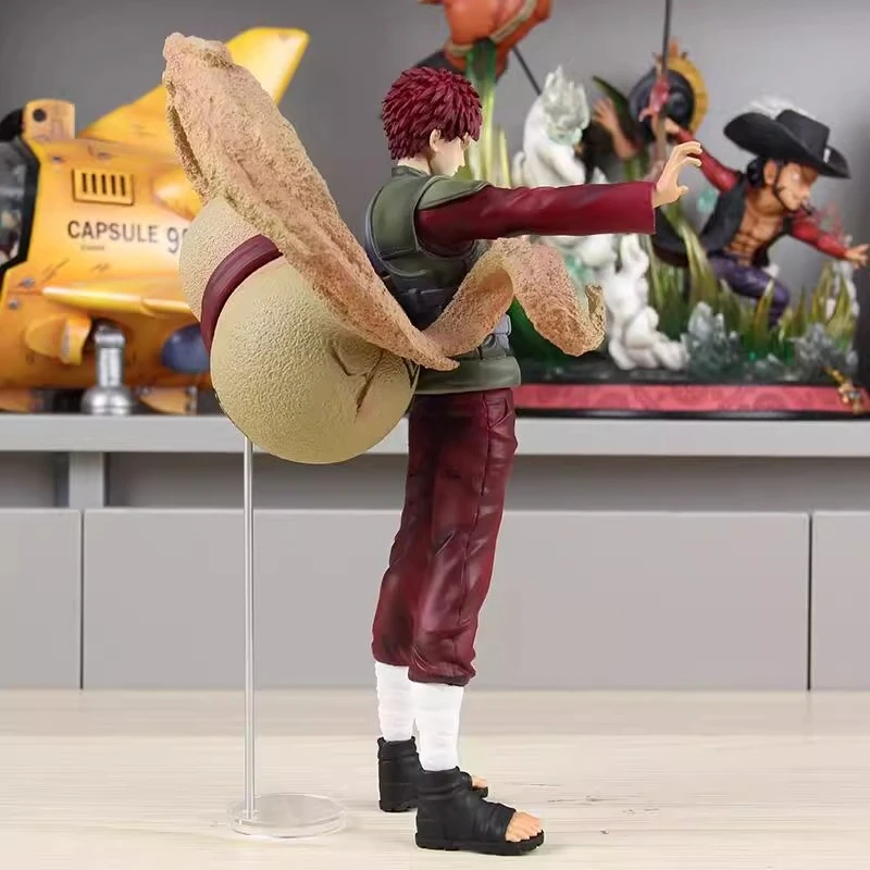 30cm nova naruto anime figura gaara periférico pvc modelo cena estátua decoração de mesa ornamentos crianças presentes aniversário brinquedos