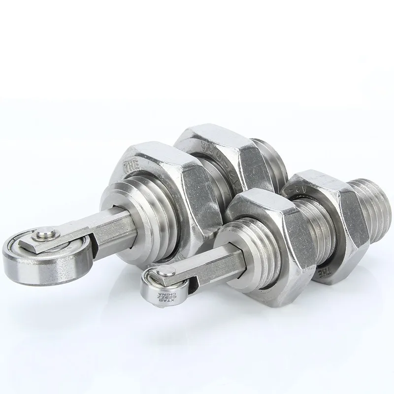 Swivel Roller Spring Plunger VCN328 M16 M20 Stainless Steel Wheel Locating Pin Jig Fixture Positioning Dowel Fastener