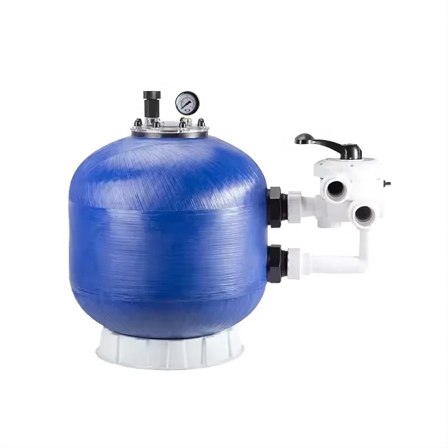 Fiber Glass Side  Swimming Pool Sand Filter 800mm Fiberglass Top Mount Filter with Multiport