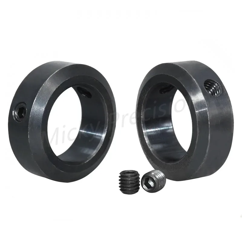 표준형 탄소강 샤프트 칼라 고정 링 ID 6/8/10/12/13/14/15/16/17/18/20/22/25/30/35/40/50mm
