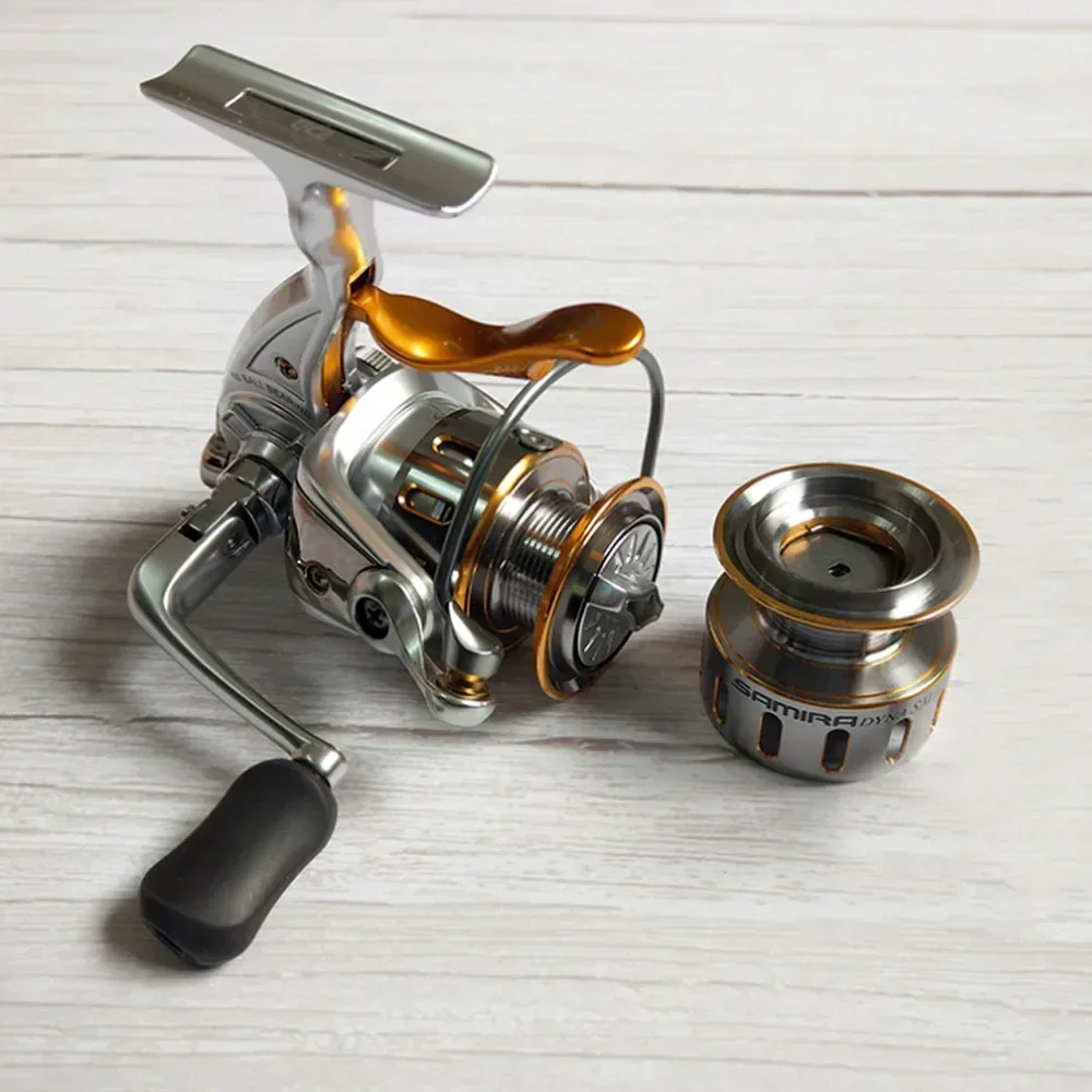 JOHNCOO 5.2:1 Gear Ratio Spinning Wheels Handbrake Fishing Reel Max Drag 5kg Pesca Fishing Gear