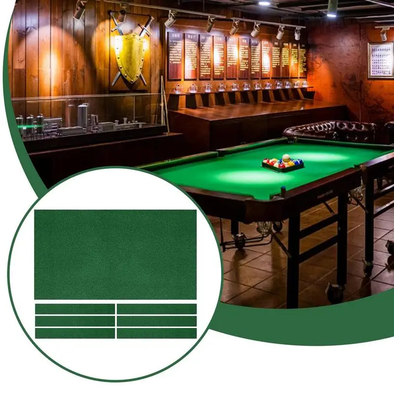 Pool Table Cloth Pool Table Felt Cloth With 6 Cloth Strips Pool Table Felt Billiard Cloth Felt Tablecloth Professional Pool