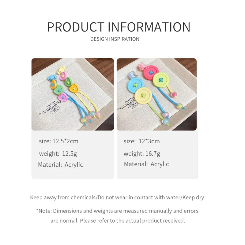 الدوبامين تصميم الطازجة الحلو استرخى أقراط للنساء لون الحلوى القلب جولة شرابة انخفاض القرط العصرية سحر مجوهرات حزب B