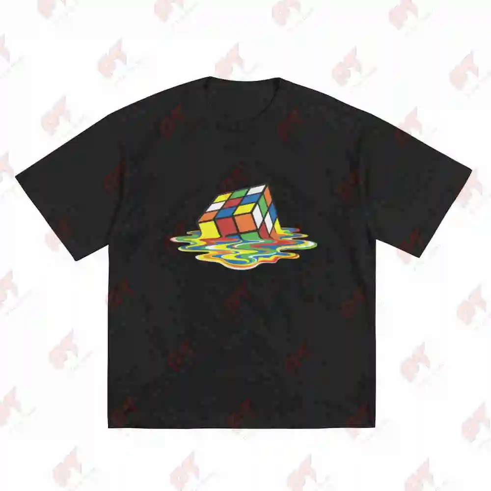 Sheldon Magic Cube Short Sleeve Tee 100% Cotton T-Shirt
