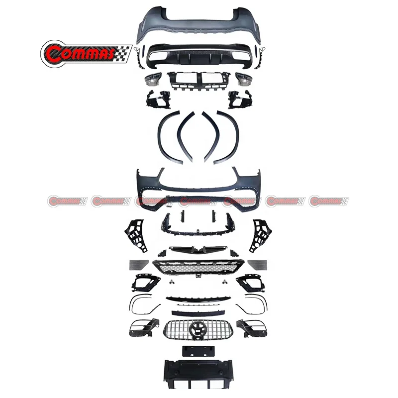 PP Material Front Bumper Body Kit for Mercedes Benz GLE W167 SUV  63 - Image 6