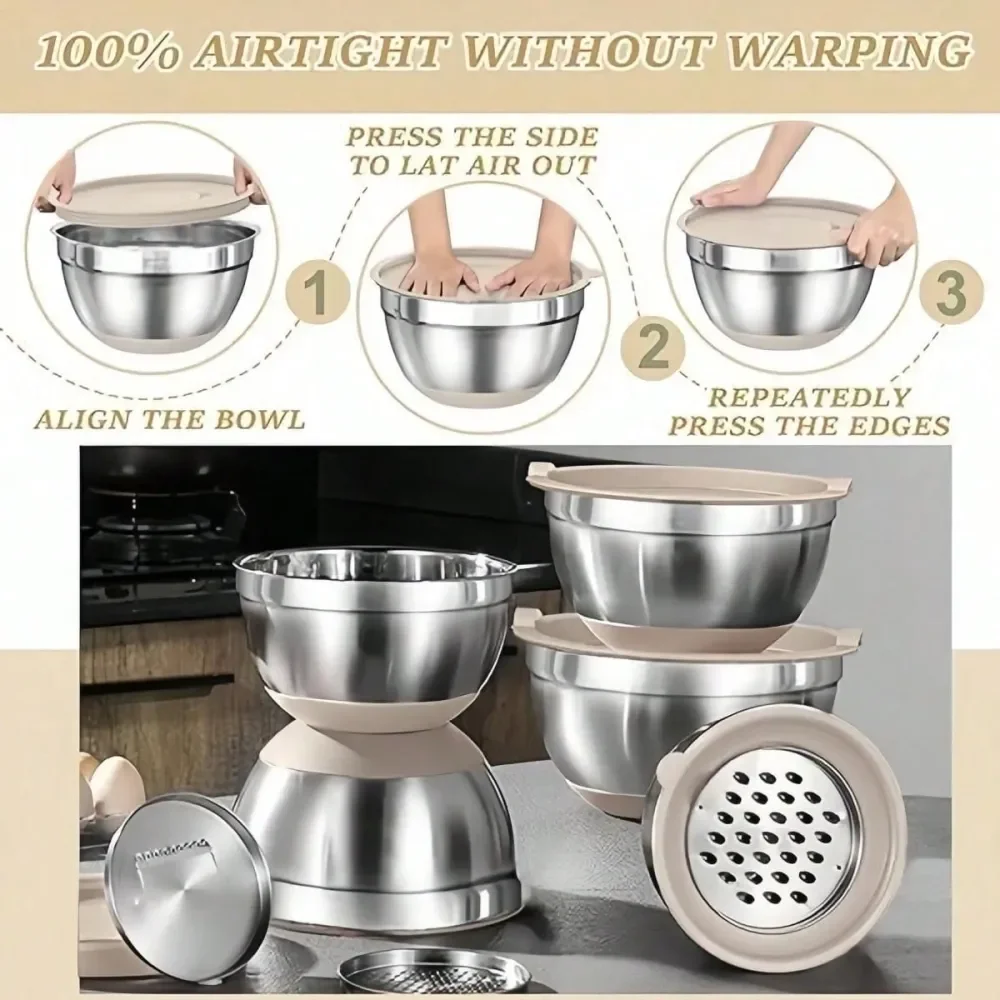 26-Piece Stainless Steel Prep and Mixing Set 3