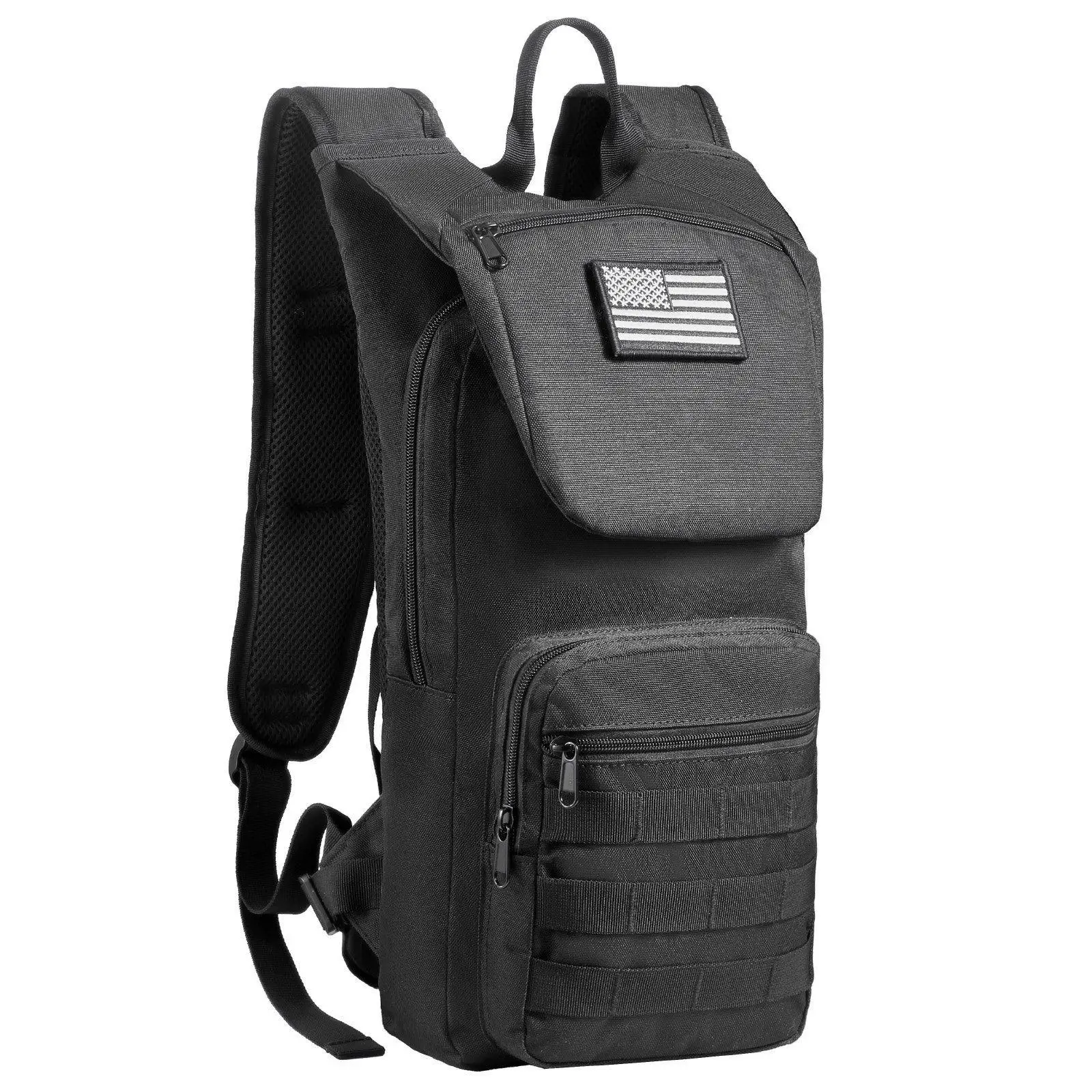 

Пакет для гидратации в тактическом стиле, 3 л, широкий пузырь, 18 л, универсальное хранилище, водостойкий нейлон 600D с несколькими креплениями Molle