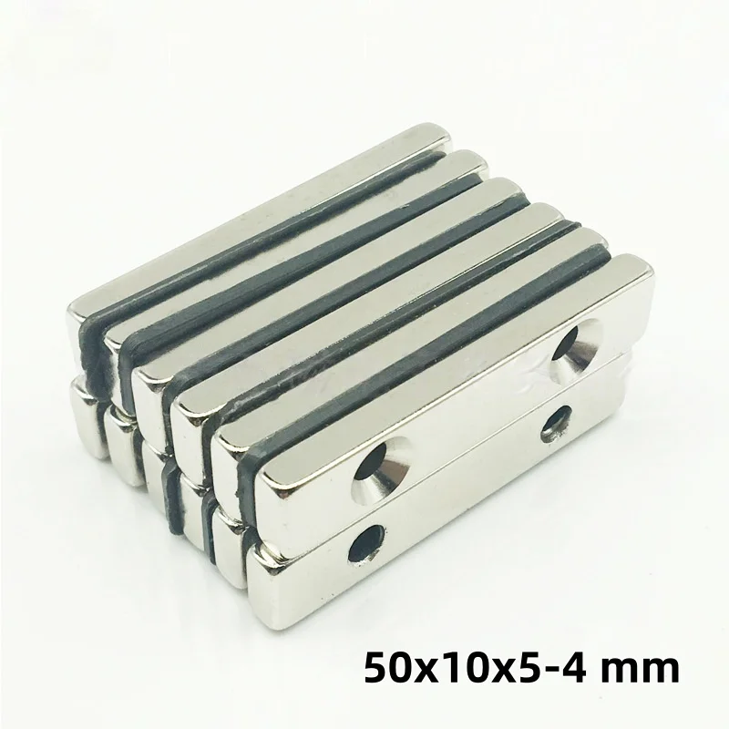 50x10x5-4 mm Square magnets can be widely used for refrigerators, office document fixation and DIY 50x10x5-4 mm