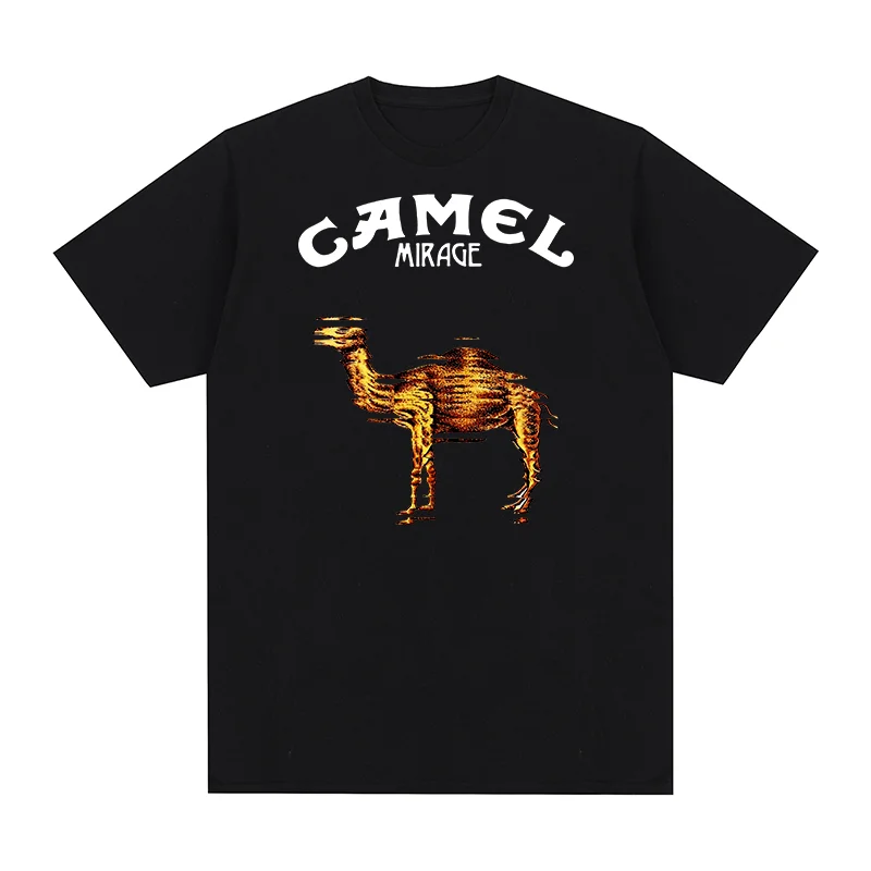 Camiseta Vintage Camel Mirage, camiseta de algodón para hombre de la banda de Prog Rock Moonmadness Genesis Yes King Crimson, nueva camiseta, tops para mujer