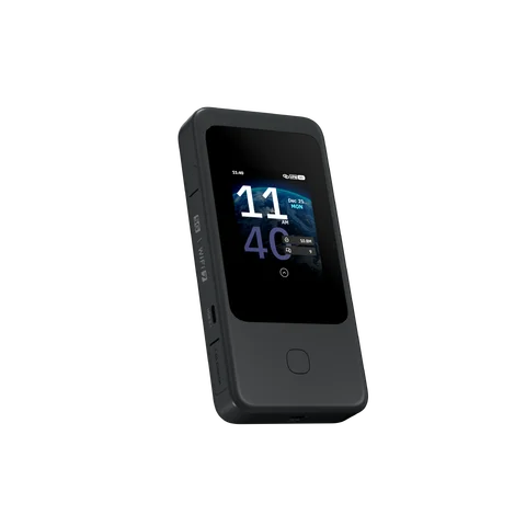 GL.iNet MUDI 7 GL-E5800 Wi-Fi 7 5G NR Travel Router Portable Mobile Hotspot Tri-Band with eSIM & Dual SIM Slot, 2.8" Touchscreen, Up to 5.76 Gbps, 2.5G Ethernet, 700Mbps VPN Secure, 13.5h Battery, for 4K Livestream