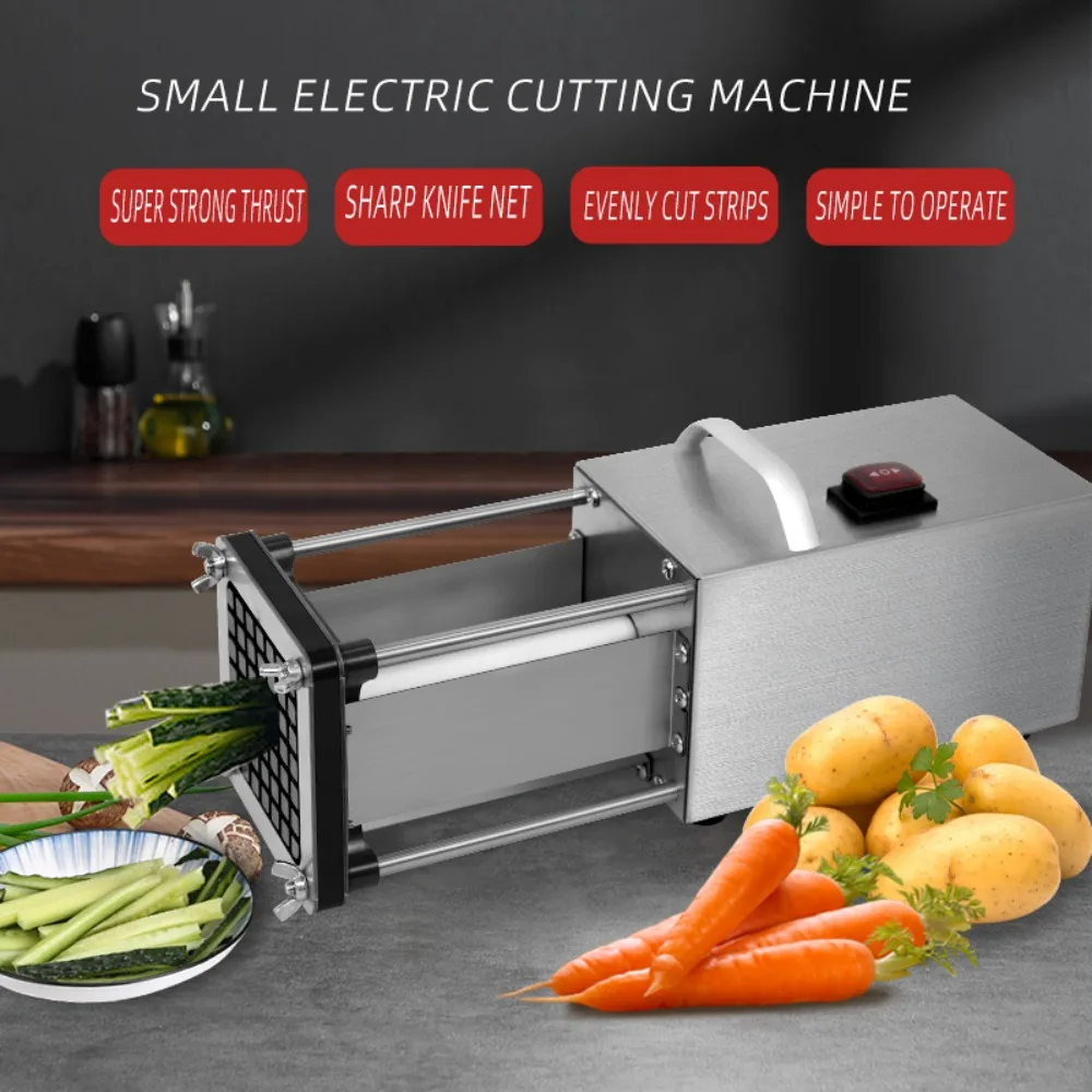 Small commercial household electric vegetable and fruit slicer multi-functional potato slicer