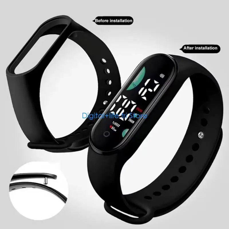 E06D M9 Intelligent Fitness Trackers Activity Band with Real Time Health Monitoring & Multiple Sport Modes for enhances