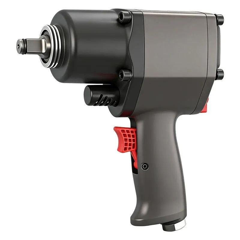 Industrial Grade 1/2 Inch Pneumatic Impact Wrench High Torque Air Trigger Tool for Auto Repair and Disassembly