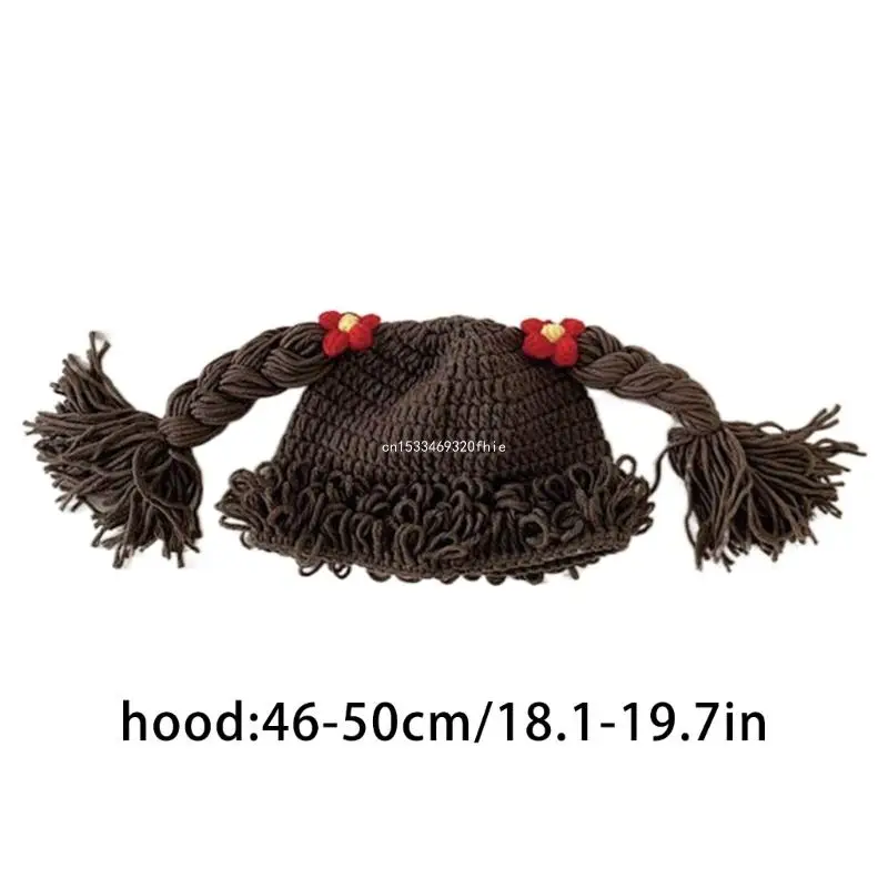 Beanie Hat Bonnet Winter Warm Hat Knitted Hats for Children Kids Girls