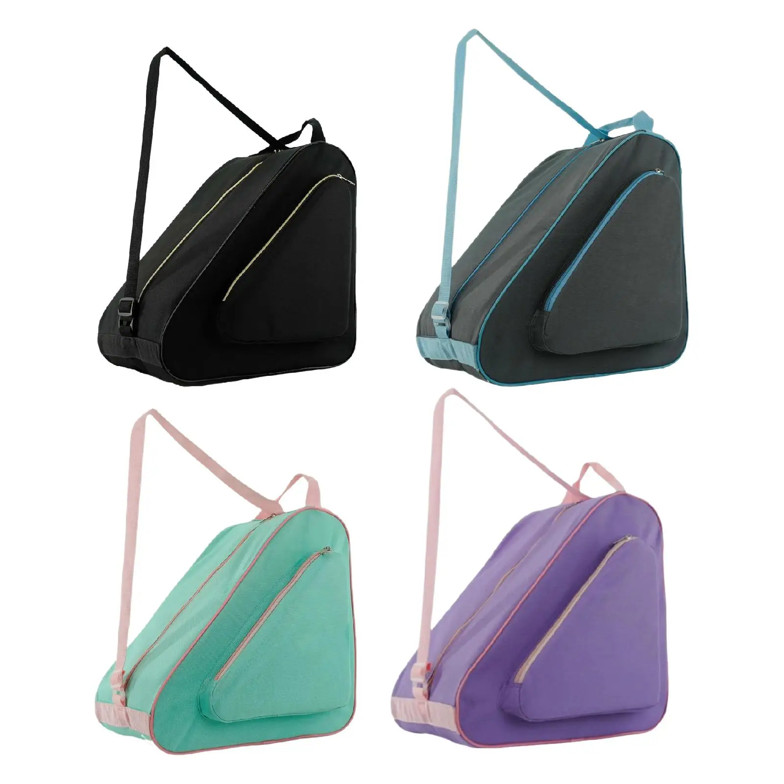 

Large Skates Storage Bag Portable Roller Skate Organizer Adjustable Shoulder Strap for Figure Skating