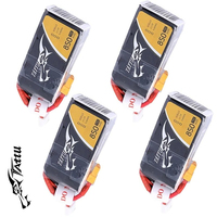 TATTU 75C 3S-4S 850mAh LiPo Bundle – 11.1V/14.8V for RC Helicopters & Quadcopters