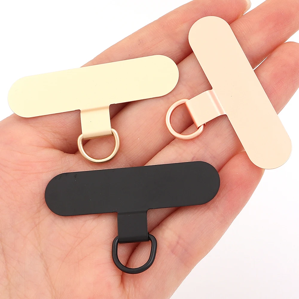 5 Stück Universelle Edelstahl-Handyhalterung, Ultradünner Metall-Ersatz für Handy-Lanyard, Anti-Verlust-Hängekordel-Patch – Detail 3