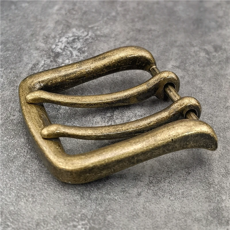 1 SZTUK 40MM Podwójna metalowa klamra do paska Wysokiej jakości skórzane części rzemieślnicze Kowbojska klamra do paska Zachodnia klamra do paska dla mężczyzn AK0049