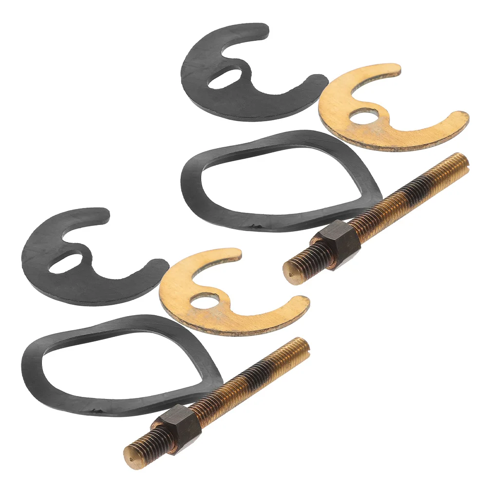 

2 Sets Faucet Fixing Kit Cold Hot Sink Tap Washers Kitchen Bathroom Fitting Nut Golden Practical Material Longlasting Use
