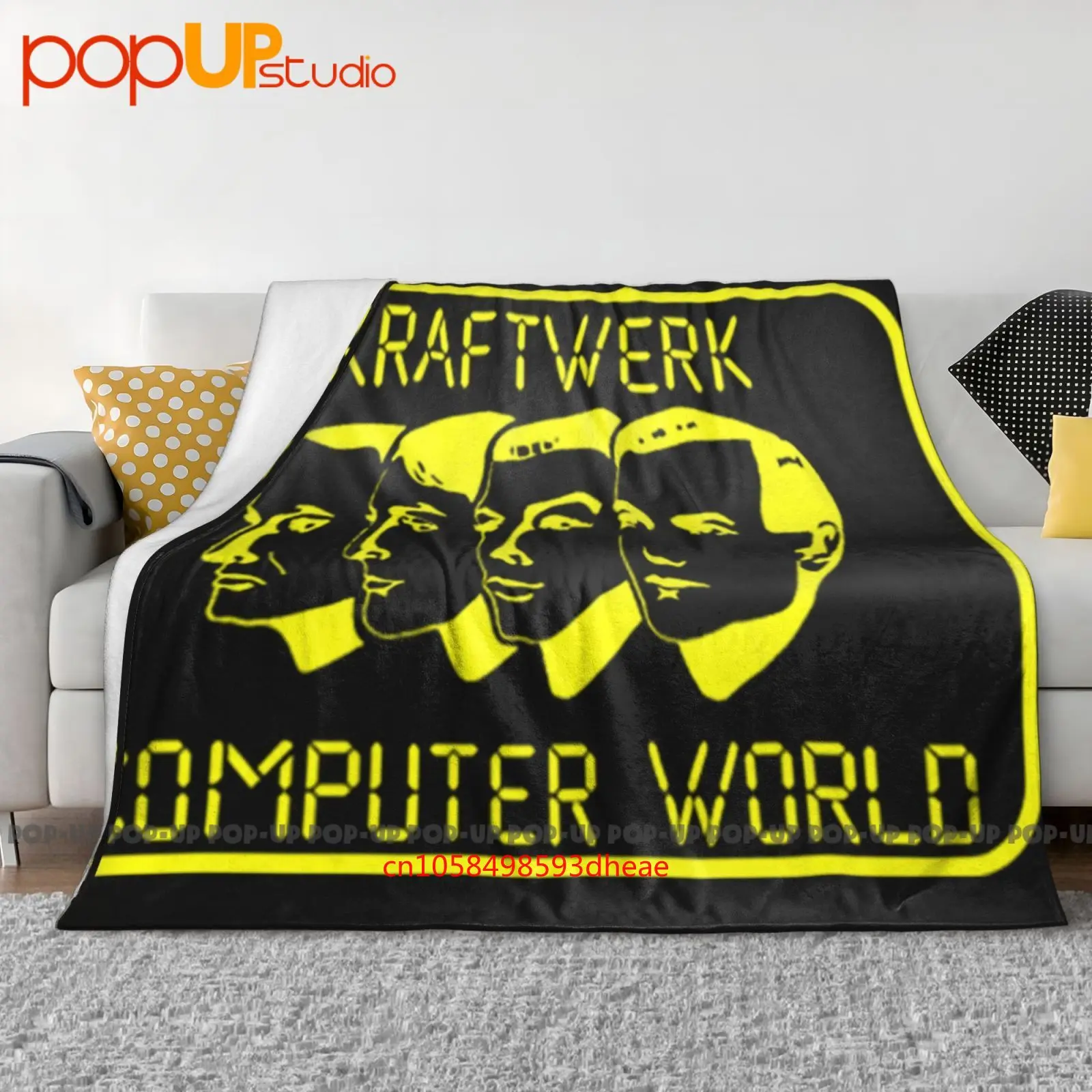 1980S Kraftwerk Computer World Ultra-Soft Blanket Quilt Winter Sofa Cover Bed Covers