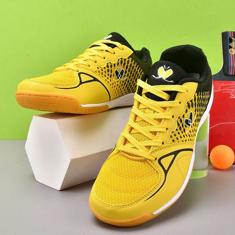 

Table Tennis Shoes, Men's and Women's Universal Badminton Shoes, Mesh Breathable Professional Volleyball Shoes