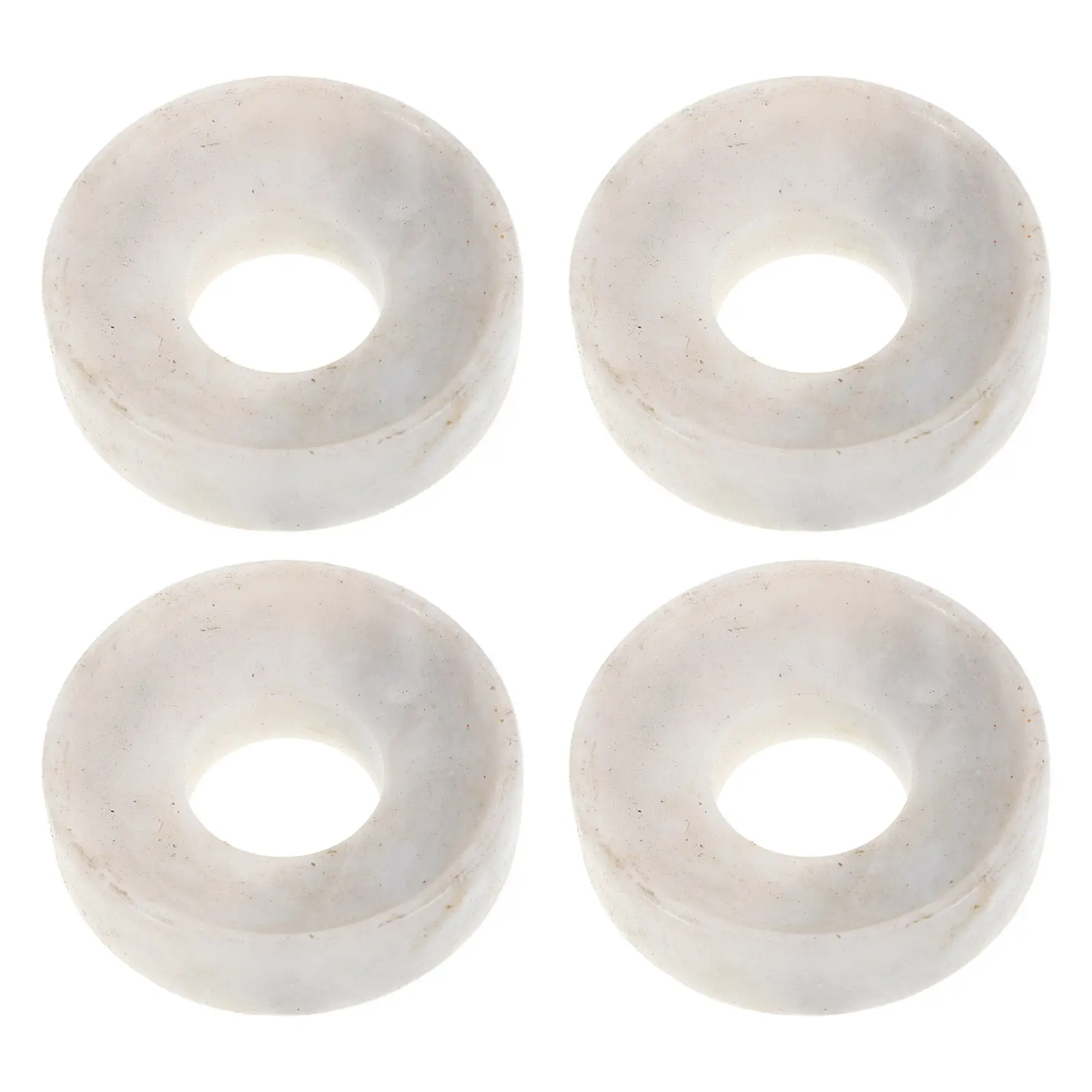 4Pcs Moxibustion Jade Heat Insulated Pads Stable Anti-Burn Base Mat for Acupuncture Heat Therapy Devices Herbal Heating Pad