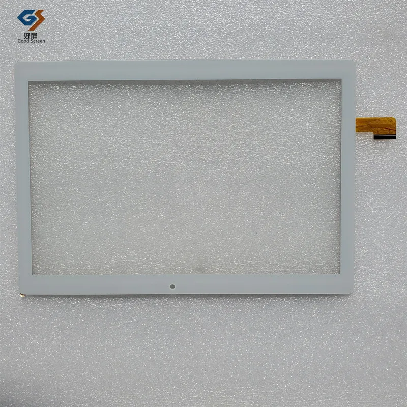 Novo branco 10.1 polegada tablet capacitivo touch screen digitador sensor painel de vidro externo p/n kingvina PG10018-V2