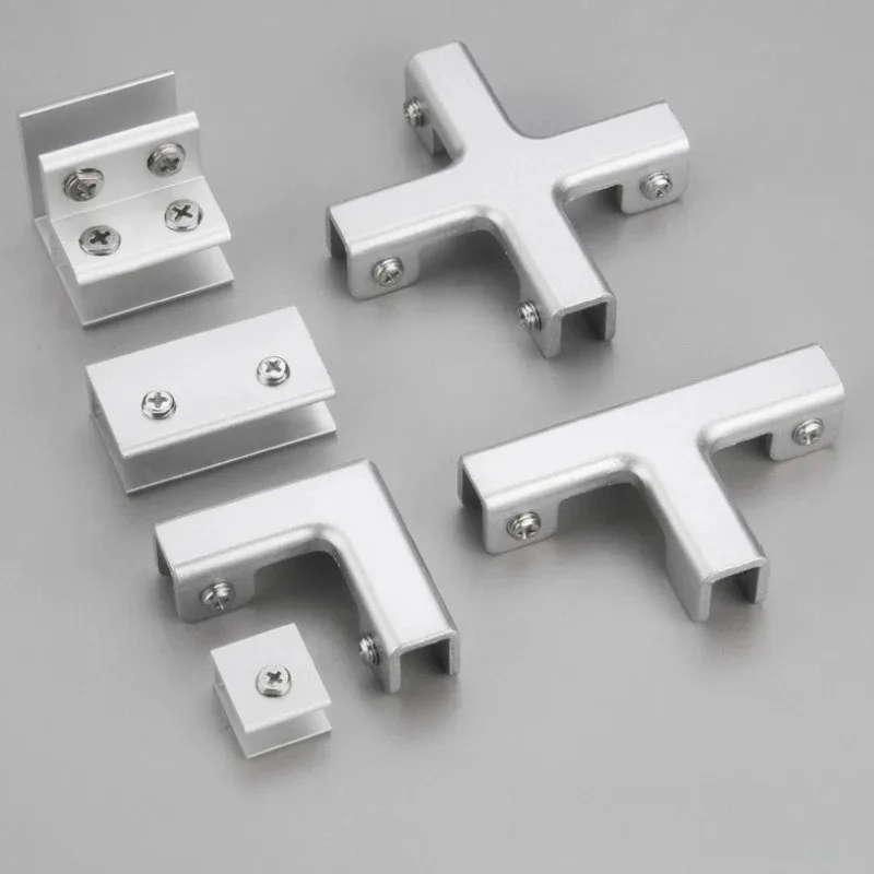 304 Stainless Steel T-cross Angle Corner Code L-type  Glass Clip Corner Buckle Reinforcement Guard Rustproof Fixing Hardware