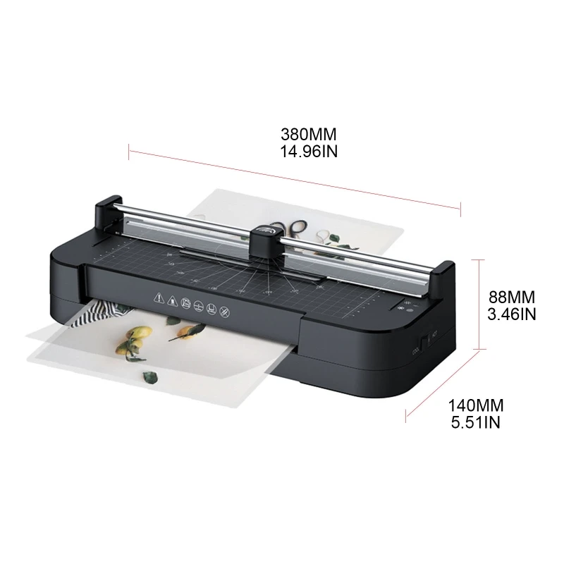 4 in 1 Laminator Thermal Laminating Machine Lamination Kit Laminator Machine Teacher Laminator A4, Paper Trimmer Corner