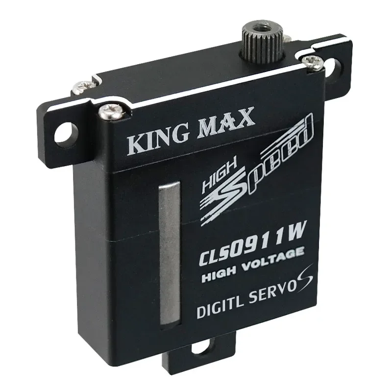 

KINGMAX CLS0512W 9kg.cm CLS0911W 11kg.cm High-precision Metal Gears with Hard Anodizing Wing Servo