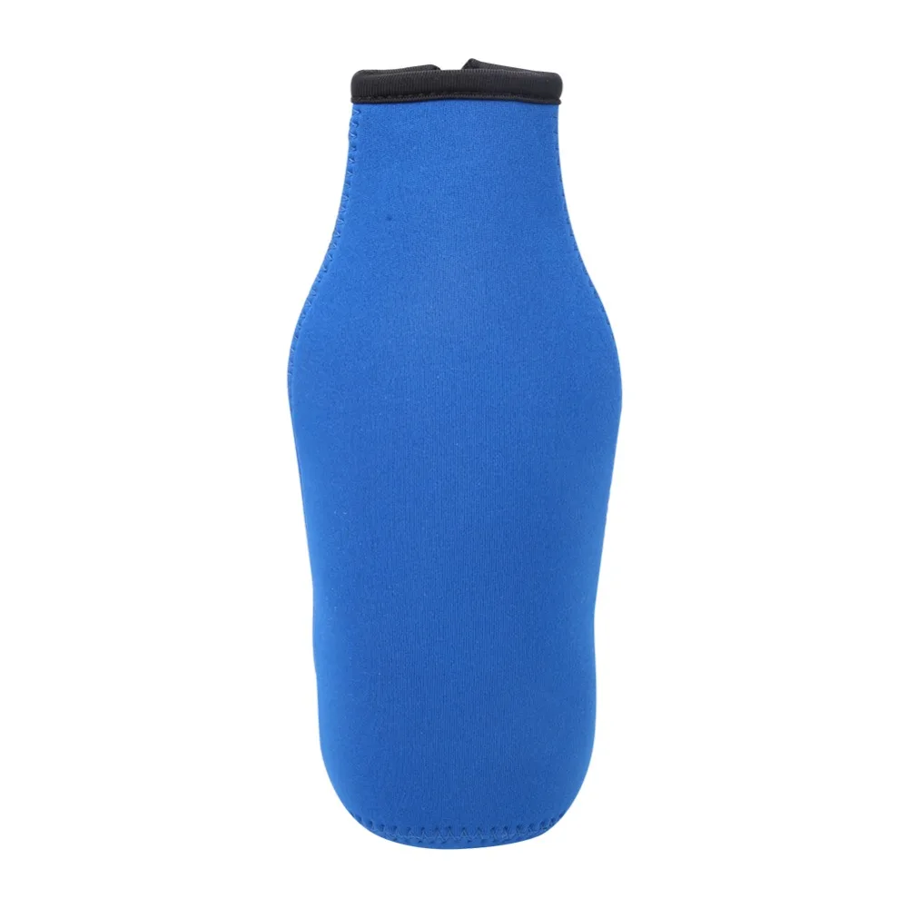

6 Pcs 330ml Beer Bottle Sleeve Neoprene With Zipper Closure Beer Bottle Insulator Colorful Bottle Sleeve Beverage Bottles
