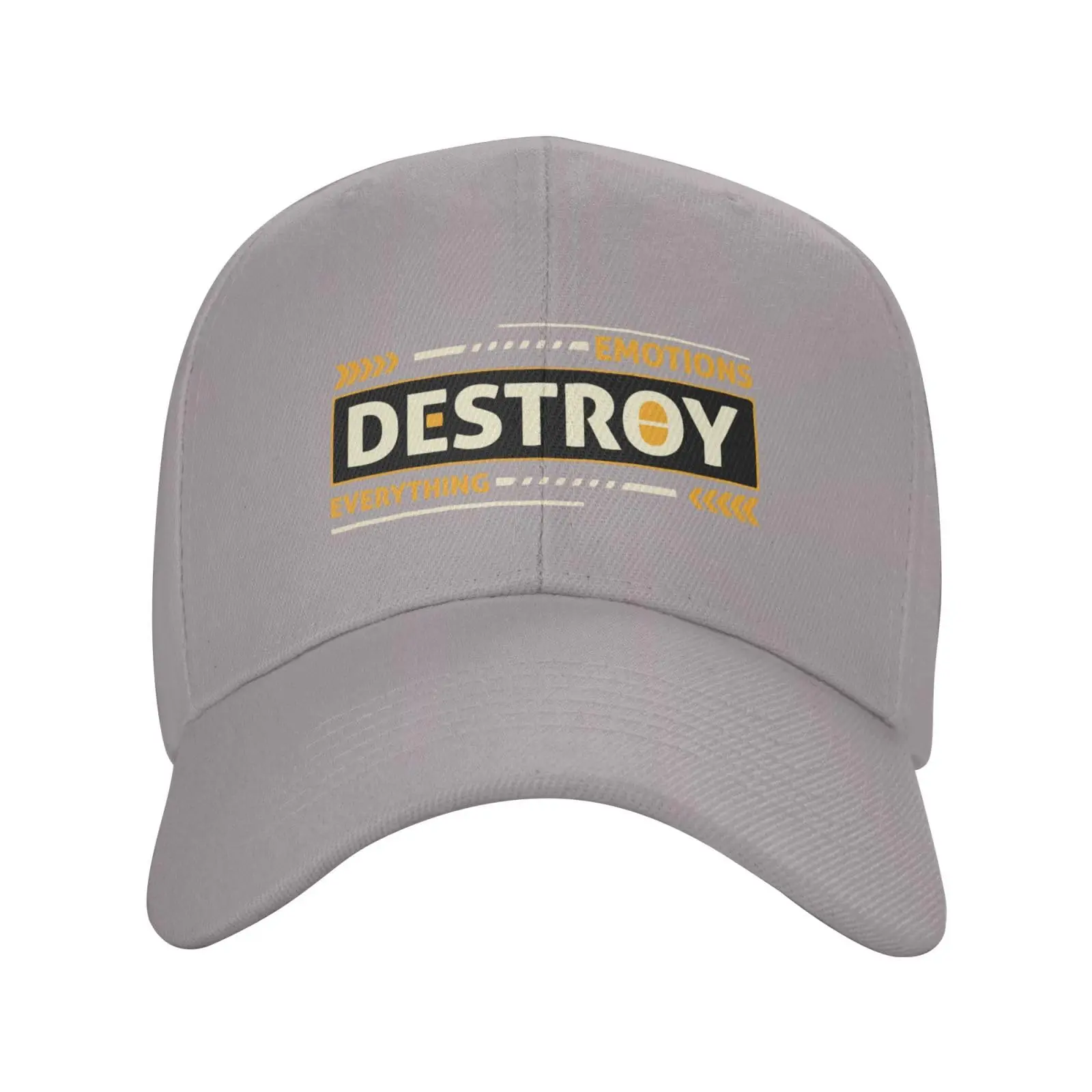 Emotions Destroy Everything Baseball Caps Women Men Hat Truck Driver Baseball Caps Adjustable Dad Hats Sports Sunhat For Daily